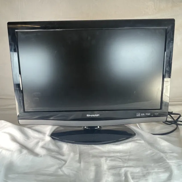 Sharp 22” LCD TV DVD Combo Vintage Gaming Screen HDMI And AV LC-22DV17UT Tested