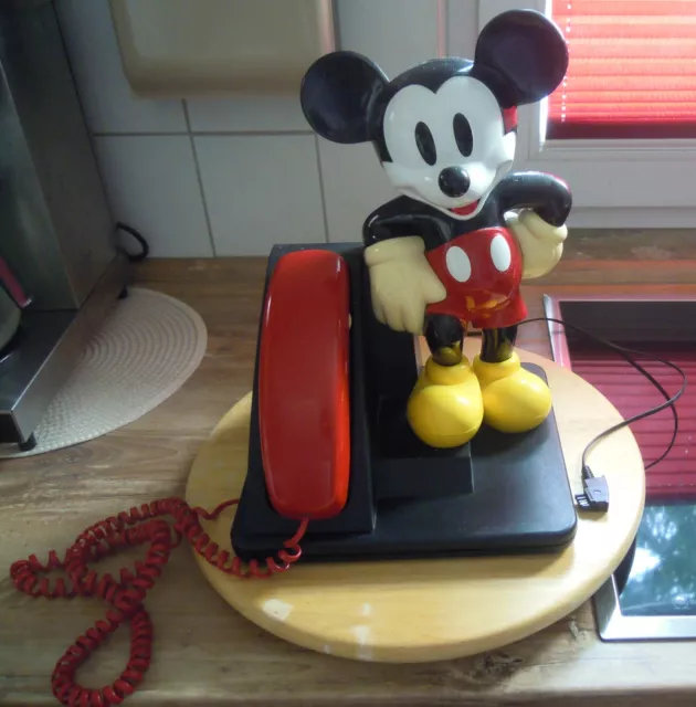 Altes Walt Disney Mickey Mouse Telefon im Top Erhaltungszustand incl. Porto