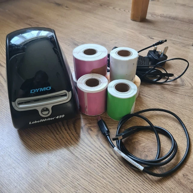 DYMO LABELWRITER 450 Label Maker With Power Supply & USB cable 112.00