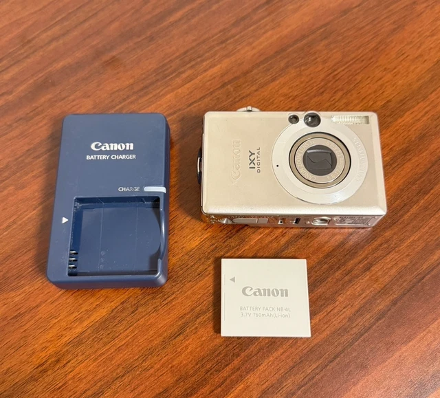 N MINT] CANON IXY DIGITAL 70 Silver 6.0MP 3x Zoom Digital