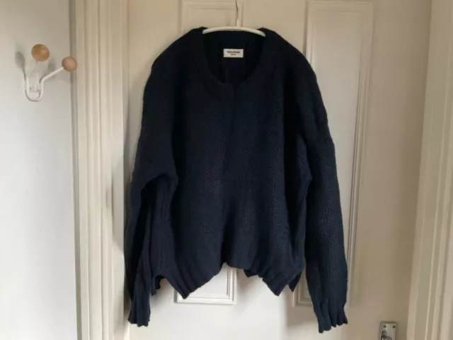 Zadig & Voltaire Mark Deluxe Cashmere Sweater navy size large