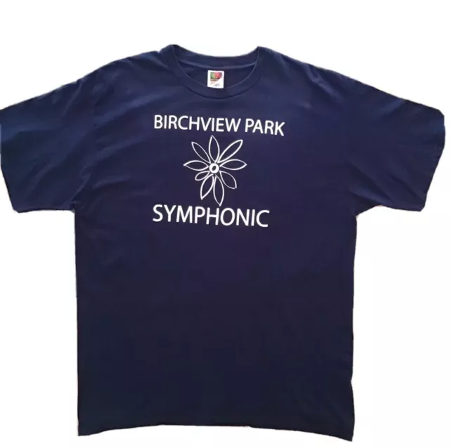 Vintage Y2k Band Tee Birchview Park Symphonic Fruit Of The Loom Heavy Size XL