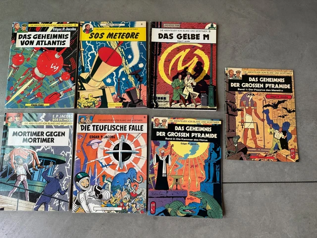 Die Abenteuer von Blake und Mortimer Softcover 7 Comics Konvolut