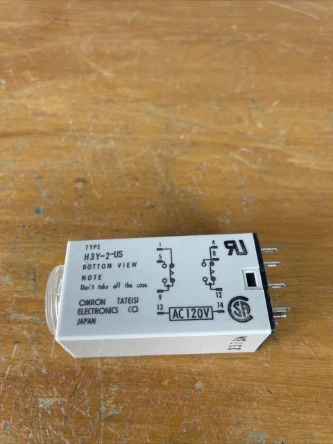Omron H3Y-2-US-AC120-10S Solid State Timer