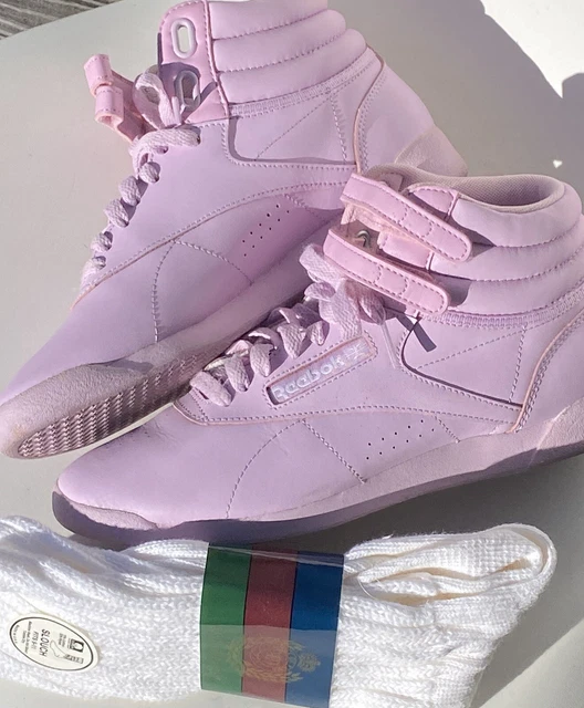 Neon reebok freestyle hi deals