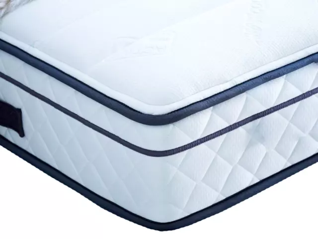 Memory Deluxe Pocket Destine  2000 Mattress Soft Fabric