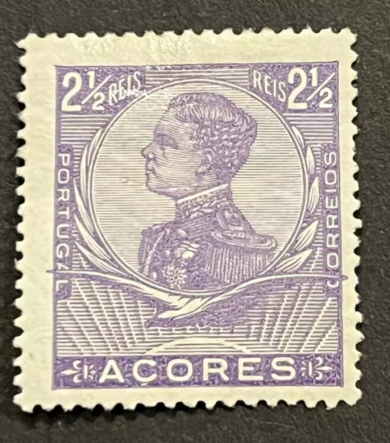Travelstamps: 1910 Portugal Azores Stamps SG390 - King Manoel II Mint MOGH