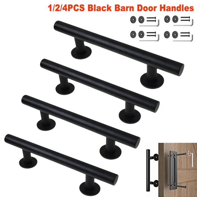 Heavy Duty Sliding Barn Door Handle Set 12in Barn Door Pull Handles Hardware Set