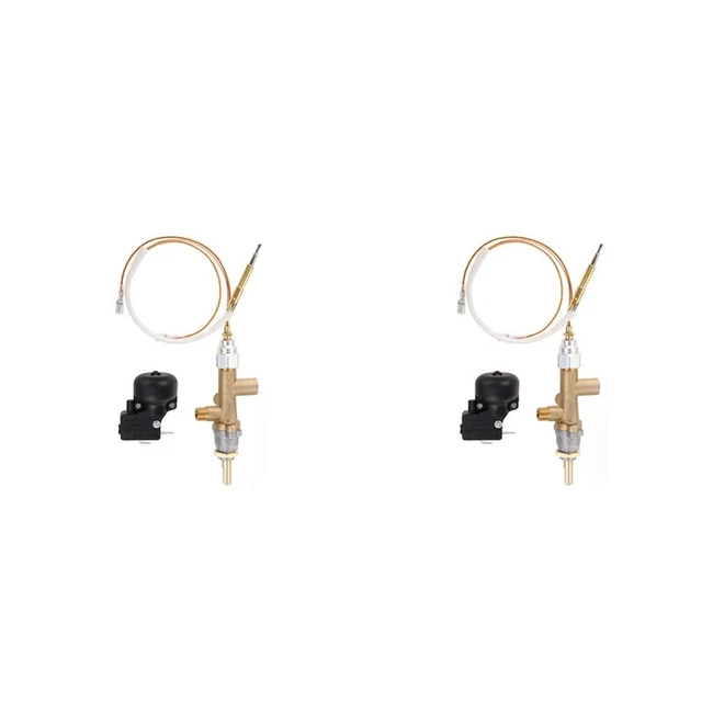 2X Patio Heater Control Thermocouple Sensor Dump Switch Knob Propane FiA9B4
