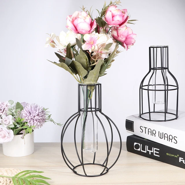 Vase De Sol Décoratif Moderne En PP - 58 Cm De Haut, Pour Fleurs Séchées Ou Fraîches, Style Champêtre - 10