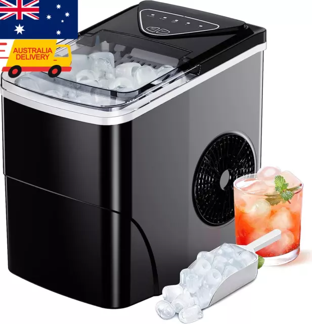 12kg Ice Maker Portable Ice Maker Machine with Self-Cleaning Function AU Shipped