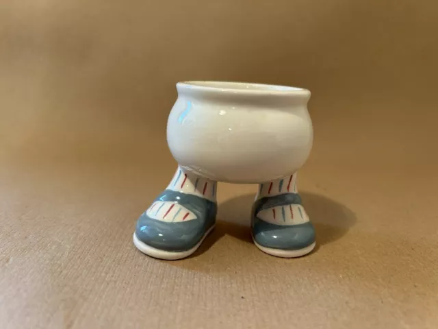 Carlton Walking Ware Egg Cup With Grey Shoes