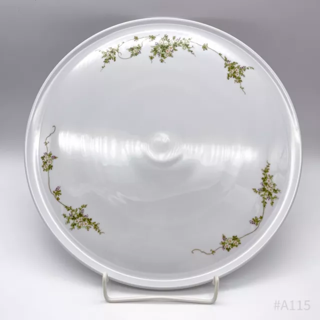 Eschenbach Bavaria Alemania No.6 Plato de Tarta Porcelana „ Verde Ramas “ - 32cm