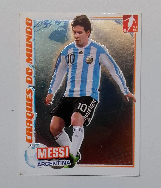 LIONEL MESSI - Panini Futebol 2010-2011 - Portugal Stickers