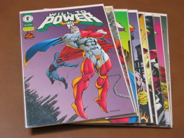 Will To Power # 1 - 8 Vf-Nm Complete Run Dark Horse Comics Govt Superhero 1994 2