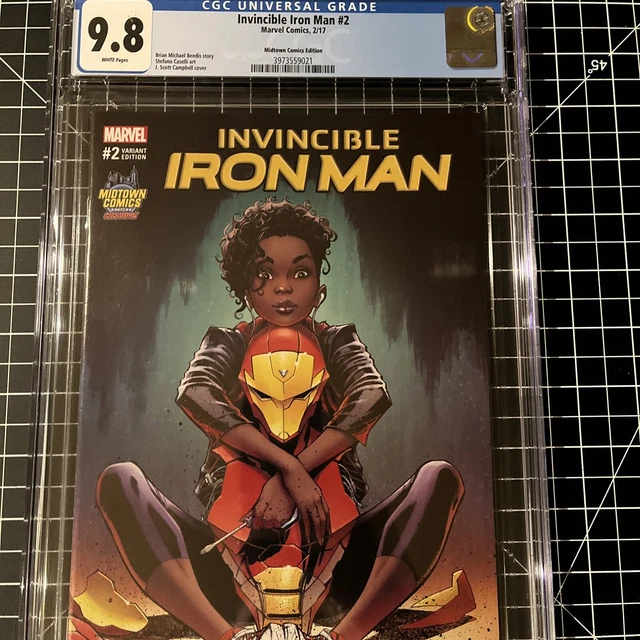 🔥Invincible Iron Man 2 CGC 9.8 NM/M Riri Williams Ironheart Campbell Variant🔥 4