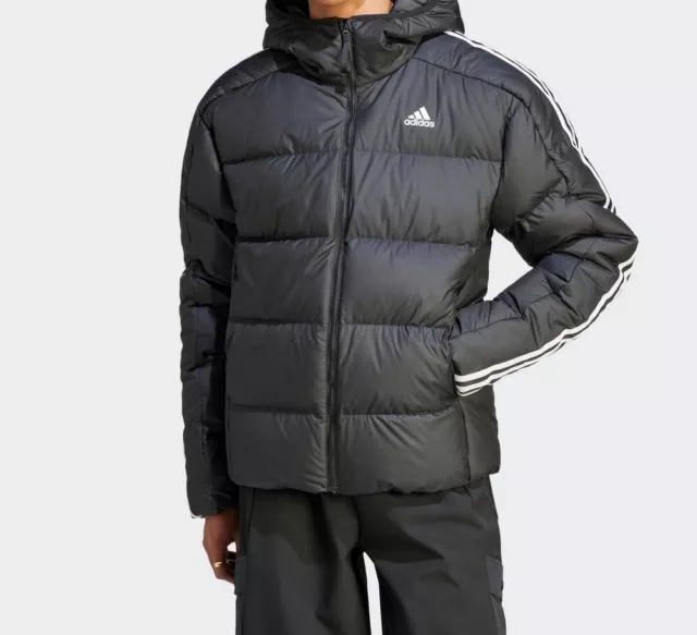 RETOURE - adidas Sportswear Outdoorjacke ESS 3S MID 711381 Schwarz XL