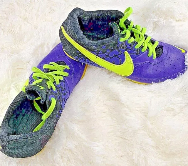 NIKE Mens Rare Elastico ll 580454-570 Purple Indoor Soccer Shoes Size 7.5M  READ