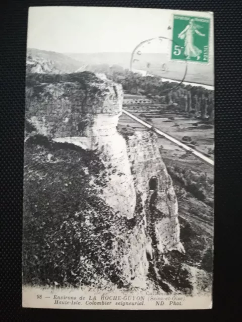 CPA 95 Environs de LA ROCHE-GUYON - Haute-Isle - Lordly Colombier