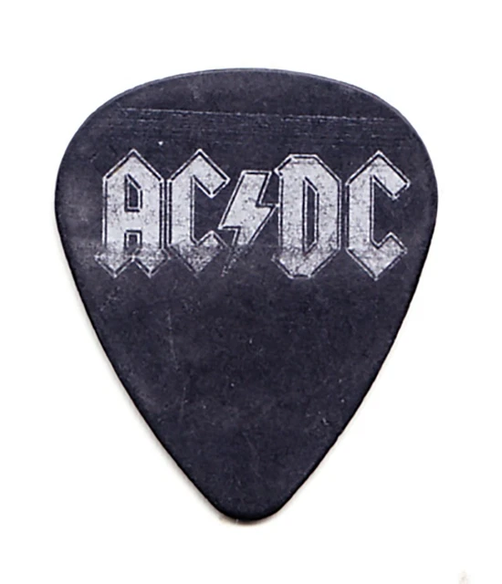 AC / DC Malcolm Jeune Concert-Used Gris Guitare Pick - 2009 Noir Glace ...