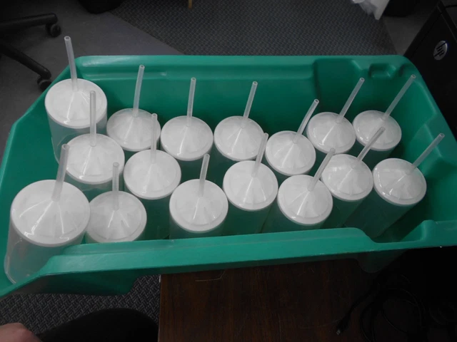 Chemrus 500ml Filter Funnel Lot of 16 Funnels 9 ½” Overall Length