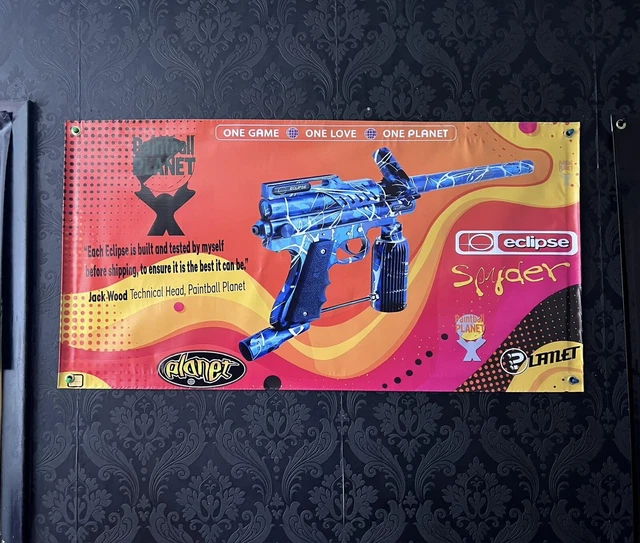 Bannière Paintball Vintage WGP Bud Orr Autococker – 2003-2004 – État Comme Neuf