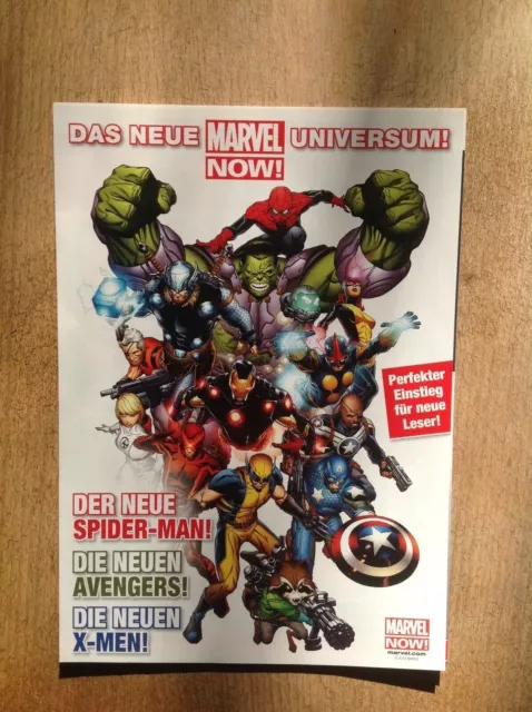 Das neue MARVEL Now! Universum / Flyer Panini Comics 2013, Avengers, X-Men, NEU