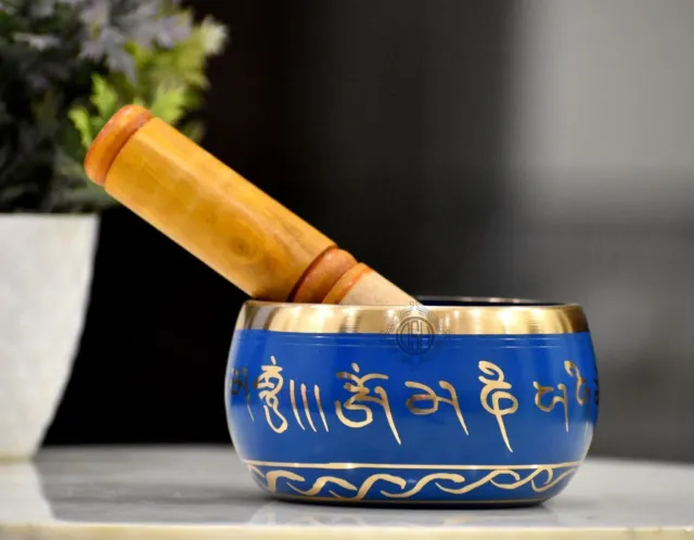 DSH Singing Bowl Tibetan Buddhist Prayer Instrument With Wooden Stick.(5 inch)