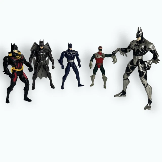 Legends of the Dark Knight SKYWING STREET BIKE BATMAN 6.5" DC - 5 Figure Lot