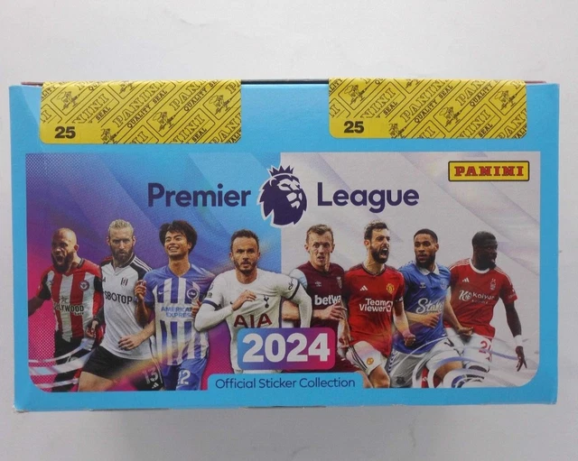 FULL BOX 100 packs Panini Premier League 2024 Official Stickers