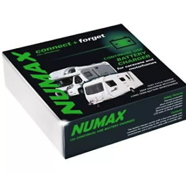 Numax 12V 10A Leisure Battery Charger Caravan Campervan Motorhome Marine Boat