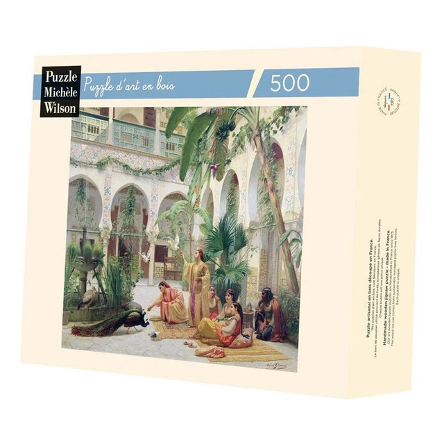 MICHELE WILSON Handcut Wooden Puzzles Unique Shapes - LA COUR DU HAREM, 500 pcs