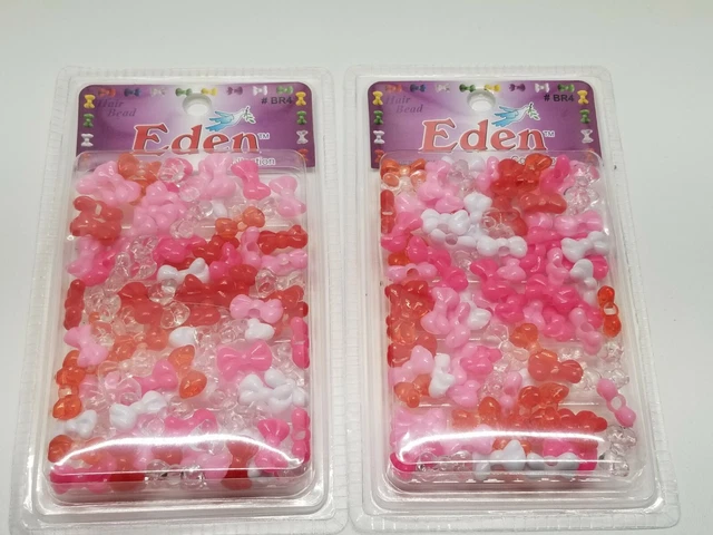 1 pack Pink Red Clear Bow Tie Ribbon Plastic Beads For DIY Jewelry Making Cute