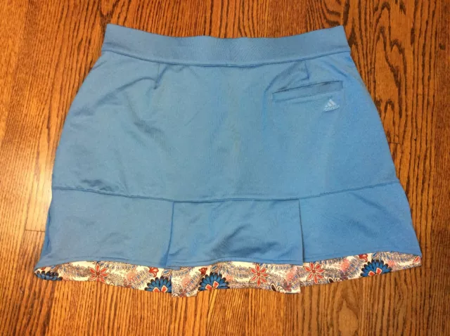 Adidas climacool skort / athletic tennis skirt  Blue Sz 8. EUC