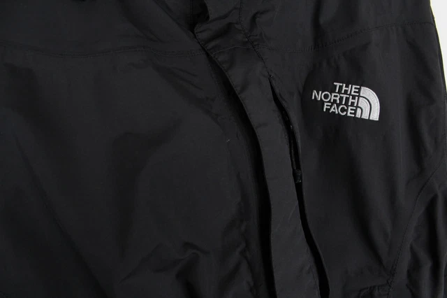 North Face Hyvent Jacket Waterproof Rain Coat Black Full Zip Mens Size M 9