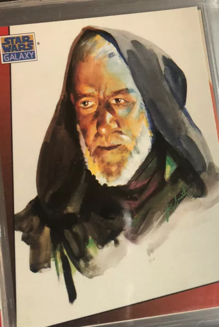 star wars sketch card Obi Wan Kenobi Number 6