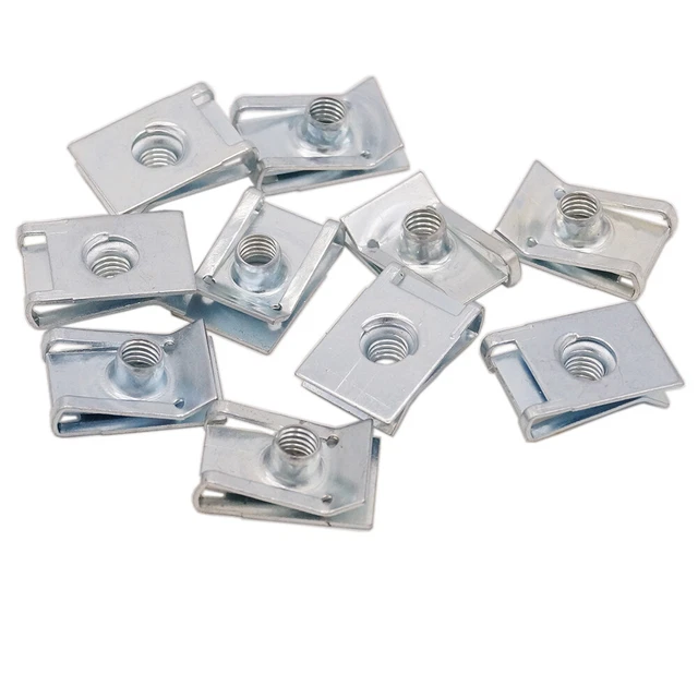 10 X You.S Originale Steckmutter Dado Zincato M6 Radiatore per BMW 3er/4/5er