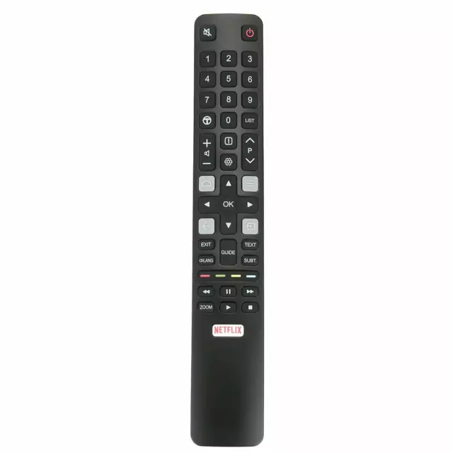 New RC802N YUI1 Remote fit for TCL TV 49C2US 55C2US 65C2US 75C2US 43P20US 65X2US