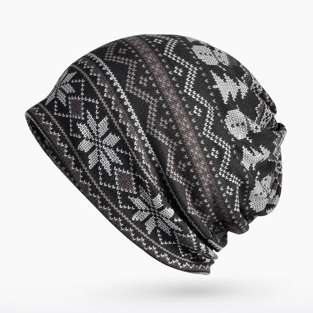 Beanie Hat Unisex Mens Womens Scarf Knitted Hat Ski Slouch Winter Warm Hat Cap