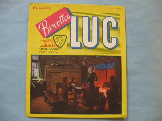 *BUVARD Biscottes Luc Châteauroux 2 photos
