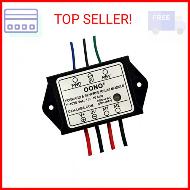 FORWARD AND REVERSE Relay Module for Motor/Linear Actuator, Reversing