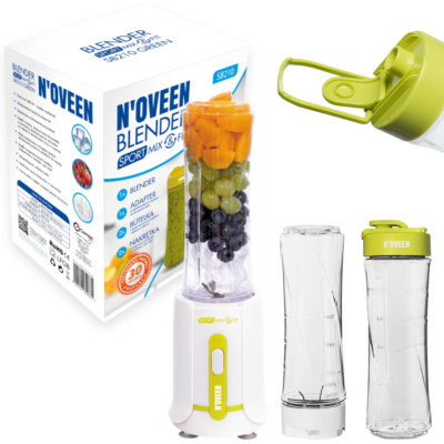 Uten 220W Blender Juicer con 2 Bottiglia Portatile Funzione Pulse 22.000 Giri/Minuto Mini Frullatore Smoothie 