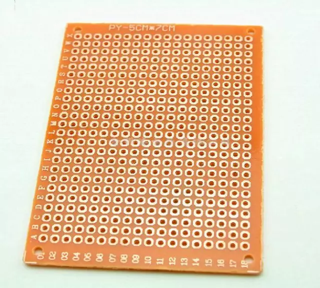 10Pcs 5 x 7 cm DIY Prototype Paper PCB fr4 Universal Board prototyping pcb kit