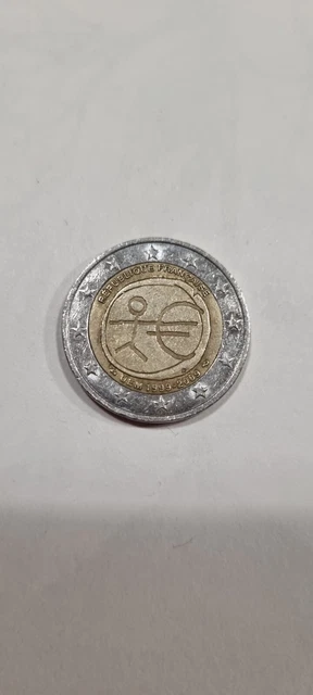 moneta 2 euro omino stilizzato repubblica francese