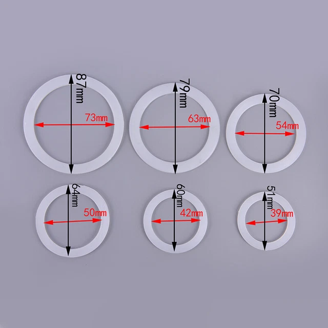 Kit Joint + Bille Verre Pour Valve Crema Machines à Café - Compatible Saeco, Gaggia, Miele, Krups, Bosch, Etc. - 6