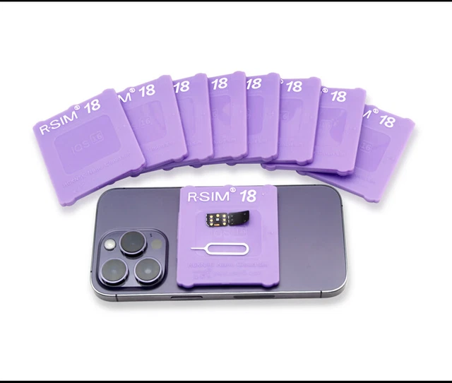 R-SIM 18 Nano Unlock scheda RSIM per iOS 16 iPhone 14 Plus 13 12 Pro Max 11 Pro F3 3