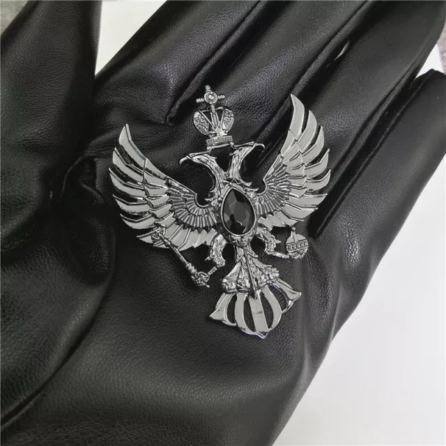 WWII Russian Double Head Eagle Badge Freemason Pin USSR Soviet Union