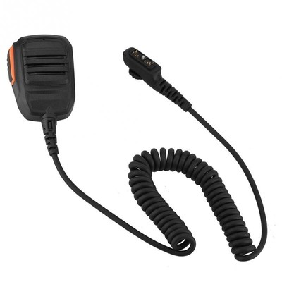 microphone haut-parleur professionnel de radio bidirectionnelle portable Asudaro 3.5mm Compatible avec Motorola GP328Plus GP344 Talkie-walkie radio Asudaro Haut-parleur de microphone à main 6Pin 