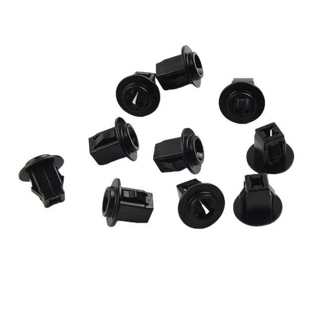 Lot De 10 Attaches Pour Isolation De Capot - Compatible Jeep, Dodge, Ram - Noir