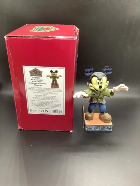 Disney Traditions Jim Shore Figure Showcase Mickey Mouse Re-Animated Character